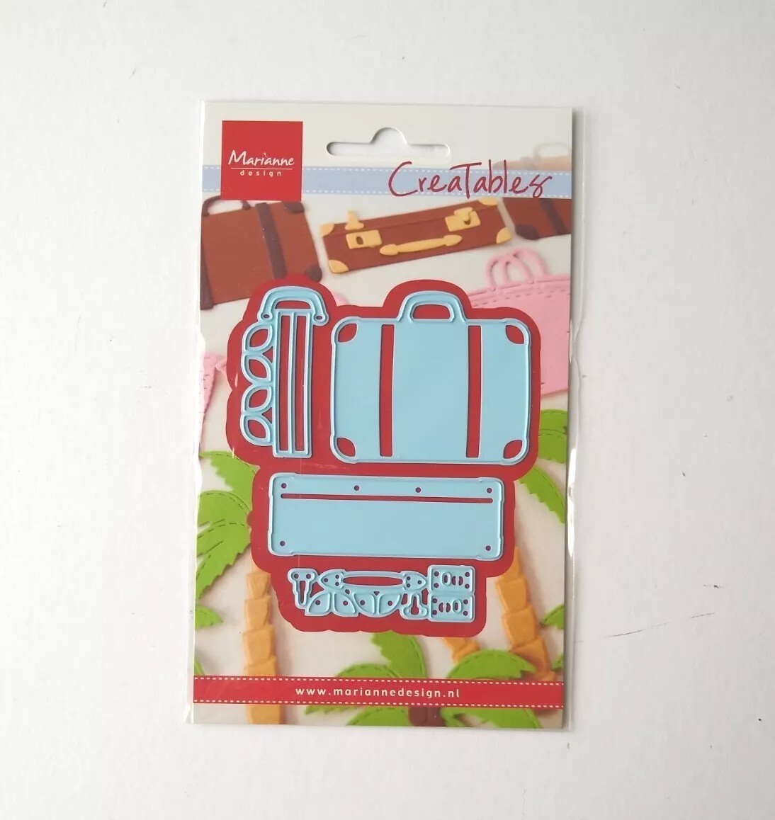 Marianne Design Creatables Die Suitcase LR0542 Luggage Travel Cardmaking Rare