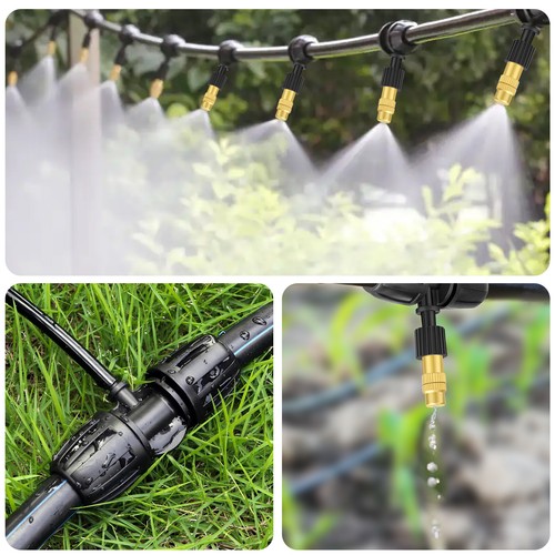 20pcs Brass Misting Nozzles for Garden Sprinkler Mister Outdoor Cooling System - Picture 5 of 6