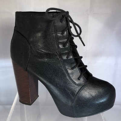 h&m divided platform ankle boots