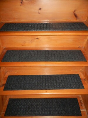 7 = Step  7'' x 33'' 100% Rubber  Outdoor/ Indoor Stair Treads Non Slip.