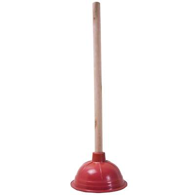 Red Pluger UBL Rubber Red Toilet Plunger 42cm | eBay UK