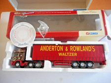 Corgi CC11911 ERF EC Series Curtainside Anderton & Rowland's Waltzer + Mir+Lt+Bx