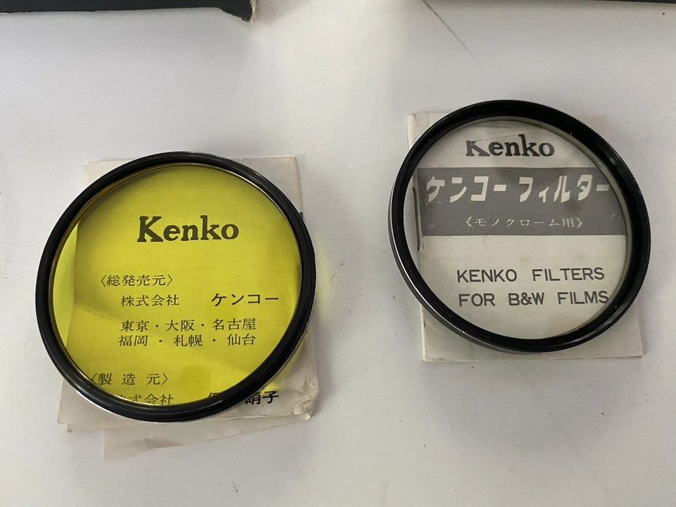 Kenko Black And White Optical Filters Clear And Yellow - Image 2 of 4