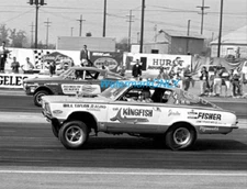 Larry Reyes 1967 "KingFish" Plymouth 'Cuda Early AF/Xr NITRO Funny Car PHOTO! #2