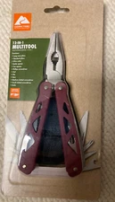 Ozark Trail 12-In-1 Multi-Tool with Sheath Hiking Outdoors Pocket Knife Camping