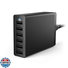 Anker Charger, 60W 6 Port Charging Station, PowerPort 6 Multi USB Charger for