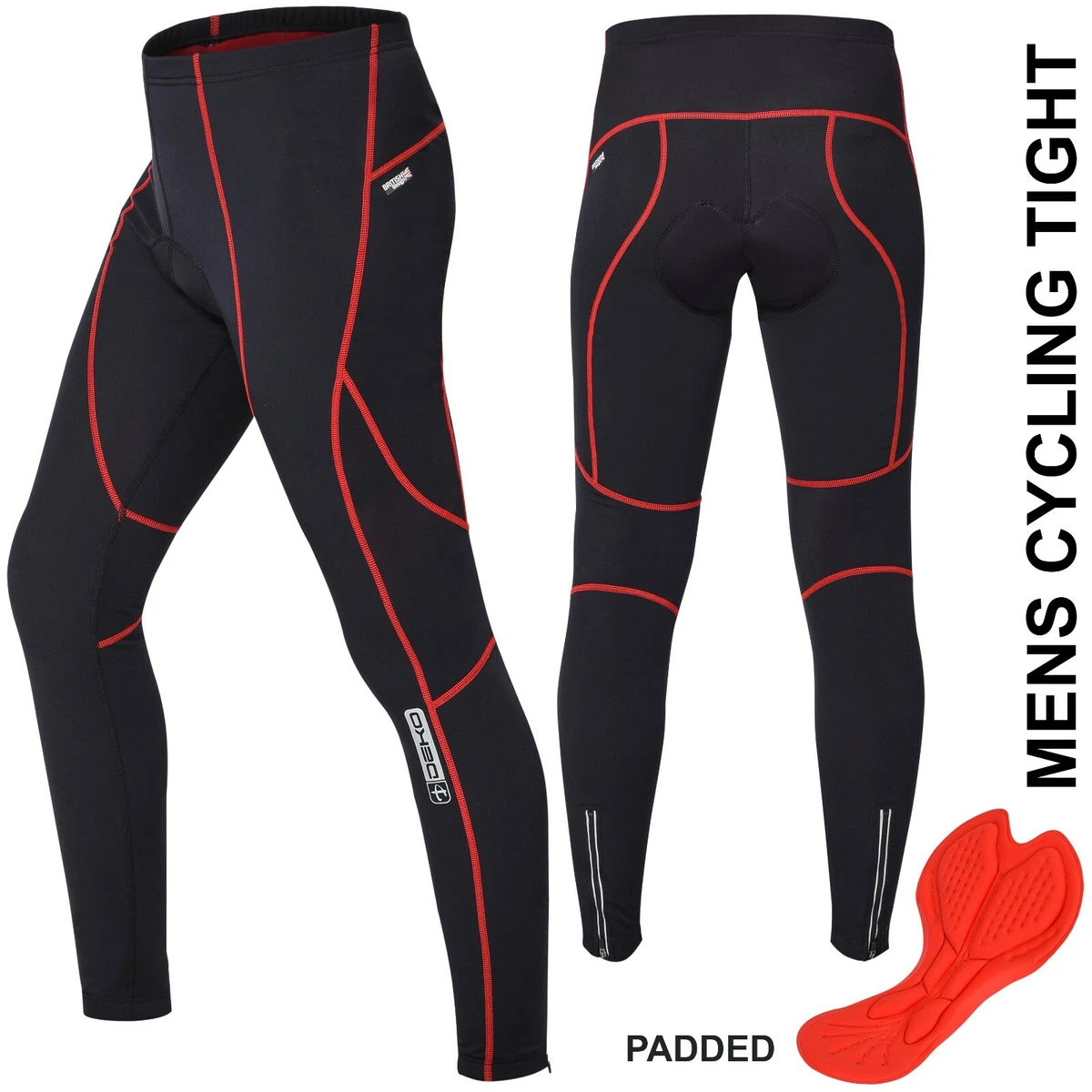 Mens Cycling Full Tights | Gel Padded | Blade