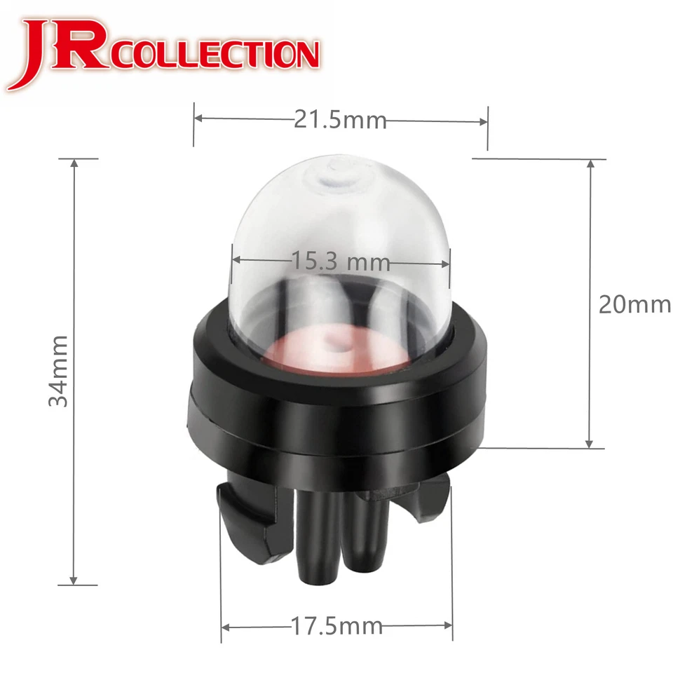 5 Snap In Primer Bulb For Poulan Ryobi Homelite Toro Craftsman Blower Weedeater - Image 3 of 4