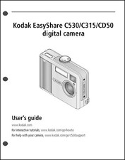 Kodak EasyShare C530 Digital Camera User Guide Instruction Manual
