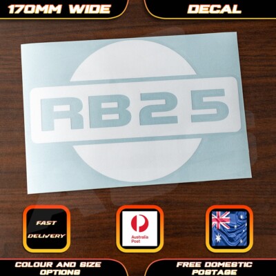 RB25 Nissan Sun Style Sticker Decal Skyline GTST GTT GTR R33 R34 Turbo ...