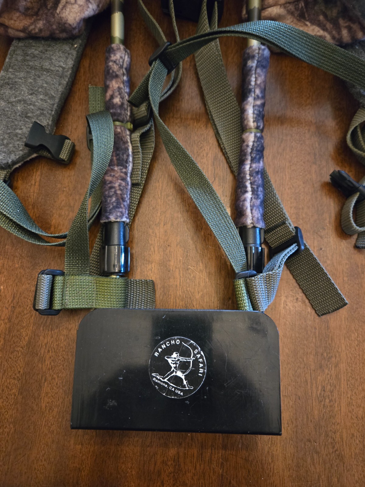 Rancho Safari Catquiver Vintage Bowhunting Camo Arrow Quiver Pack Clean Nice! eBay