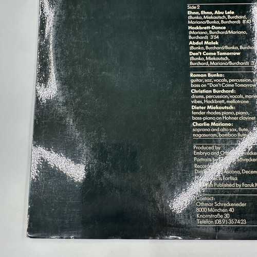 EMBRYO - WE KEEP ON, GER 1973,BASF 20218651, LP, FOC, 1. Press, Jazz - Krautrock - Imagen 10 de 14