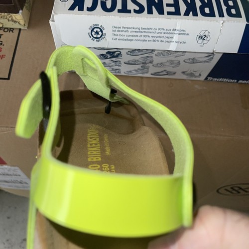 New In Box 1774 Dead stock Birkenstock 147081 Green Cardio 40 Lady 9 Mens 7 NWT - Picture 7 of 17