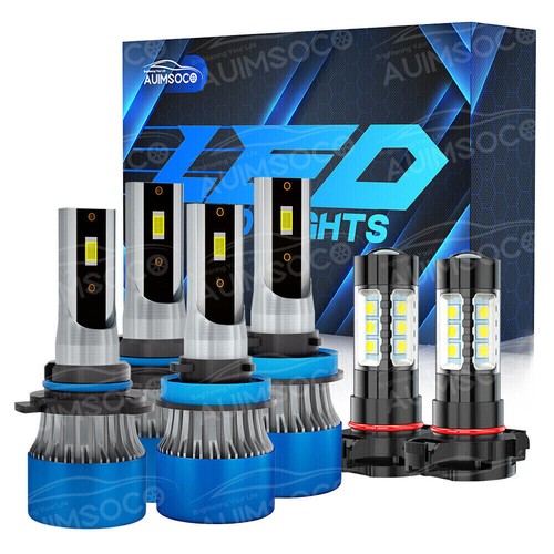 Led Headlight High Low Beam Fog Light Bulbs Kit For Chevy Colorado 2015-2018 6x