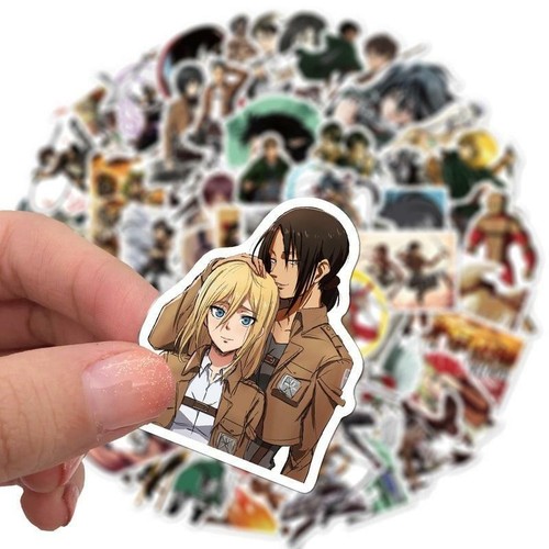 Attack On Titan Stickers Anime Icon Animal Sticker Gifts For Child 50 Pcs Lot Ebay