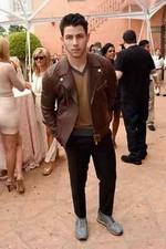 Nick Jonas With Brown Jacket 4x6 Picture Celebrity Print