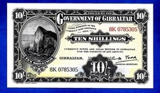 Gibraltar P41 10s/50p Celebration of World Tourism 2018 GEM UNC