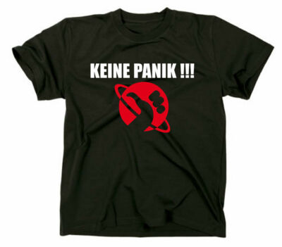 Per Anhalter durch die Galaxis Kult T-Shirt Keine Panik Hitchhikers Guide Galaxy