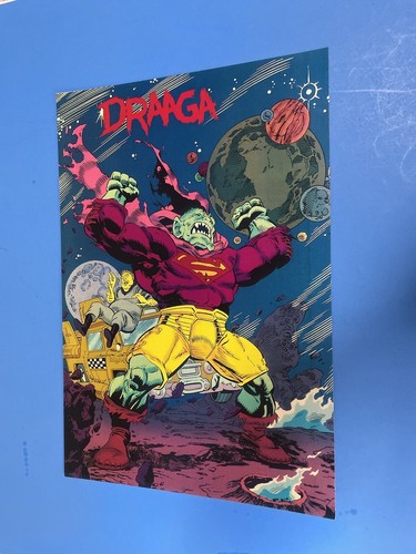 DC UNIVERSE DRAAGA POSTER PIN UP SUPERMAN VILLAIN BRAND NEW. - 第 1/3 張圖片