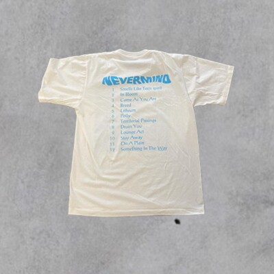 【90's】 Nirvana NEVERMIND Tee Nirvana - Kurt Cobain - Nevermind 90s Vintage Retro Style T