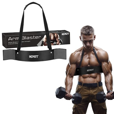 #ad XPRT Fitness Arm Blaster Aluminum Bicep Isolator with Padded Support for Bodyb $39.99