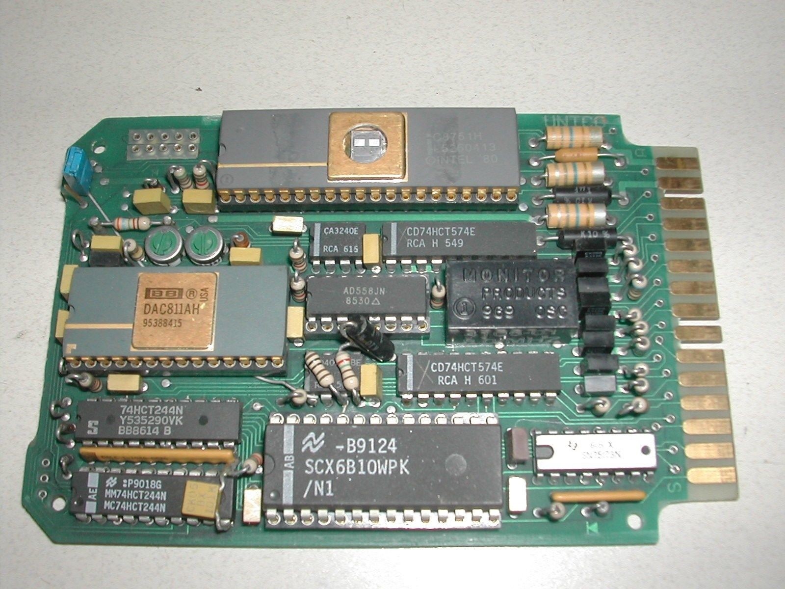 Unico Control Board 100-796 Used W11-4