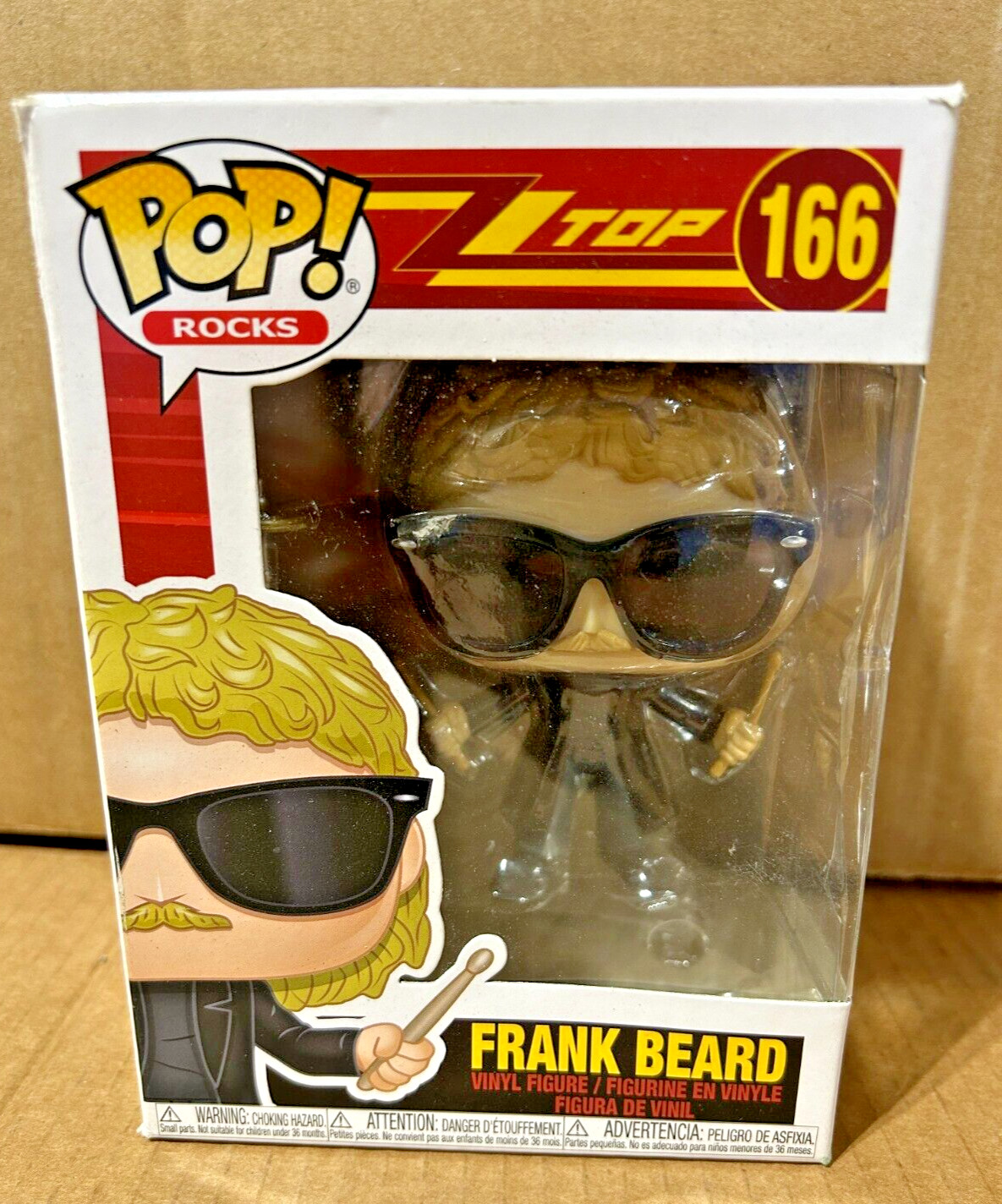 Funko Pop! Vinilo: Frank Beard #166 *Caja Dmg