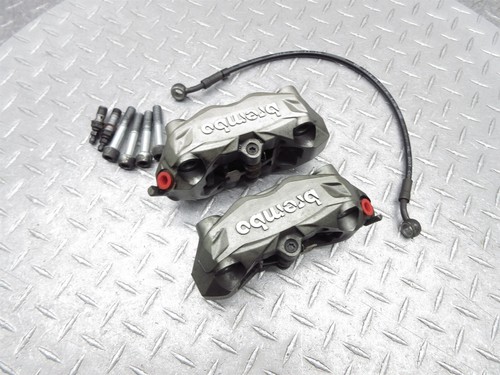2016 16-18 Ducati Hypermotard 939 Left Right Front Brake Caliper Line Hose Pad - Picture 5 of 19
