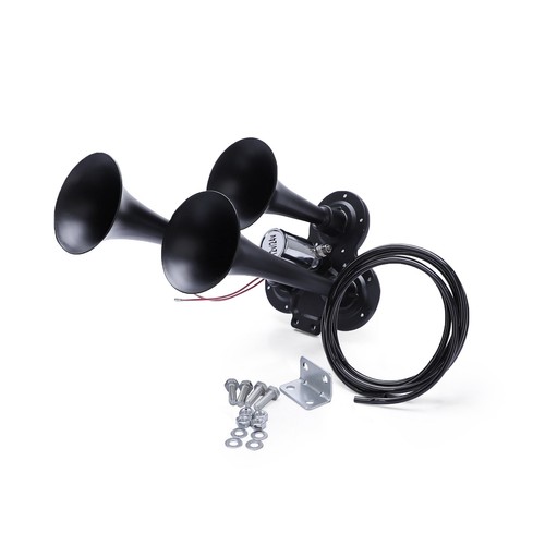 600Db 12v/24v Heavy Duty Train Horn with Triple Trumpet Superior Sound Truck Car - Picture 7 of 12