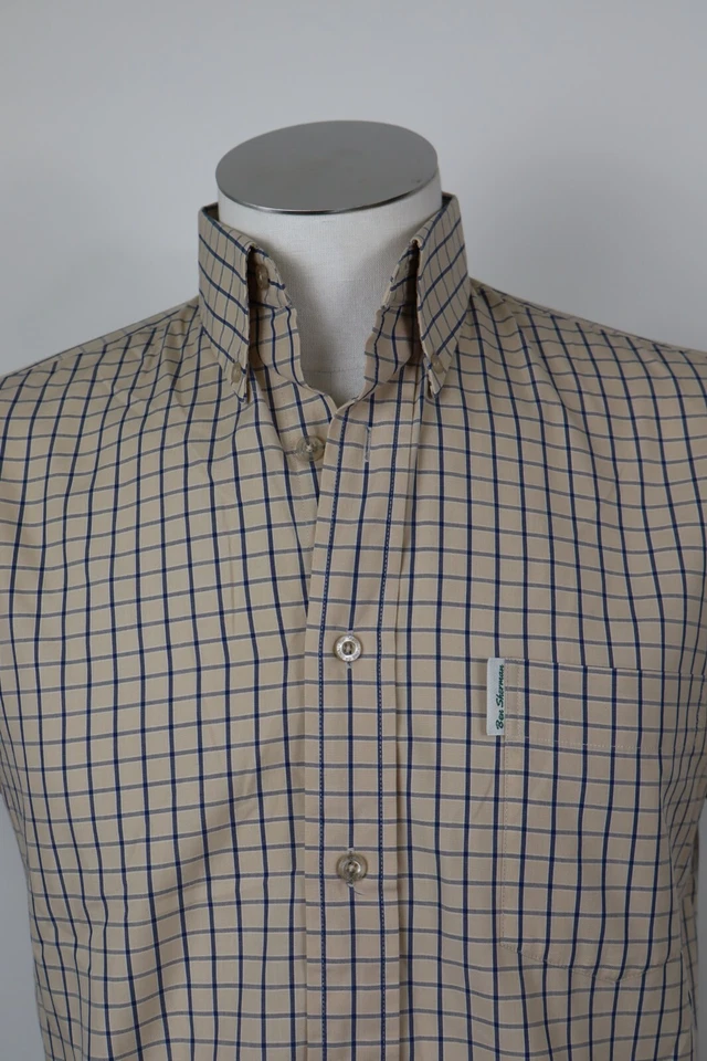 Ben Sherman Camisa Hombre Algodón Talla S Casual Vintage Shirt - Imagen 4 de 4
