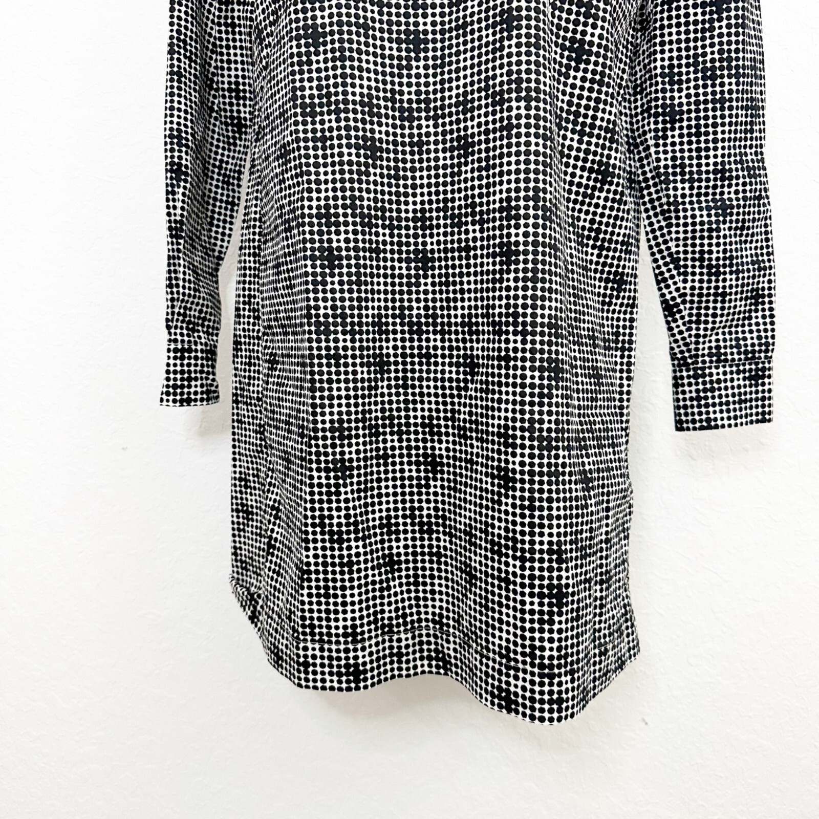 Kate Spade Saturday Let Loose Geometric Print Dress Tunic Black White Small thumbnail 7