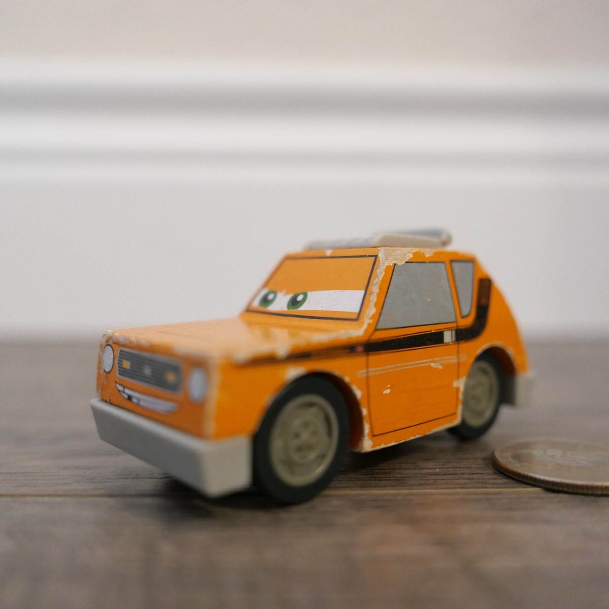 Disney Pixar Cars Wood Collection Wooden GREM Gremlin Car Loose