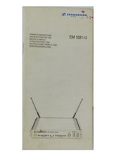 Sennheiser EM 1031-U Manuale Di Istruzioni In Italiano E Varie Lingue