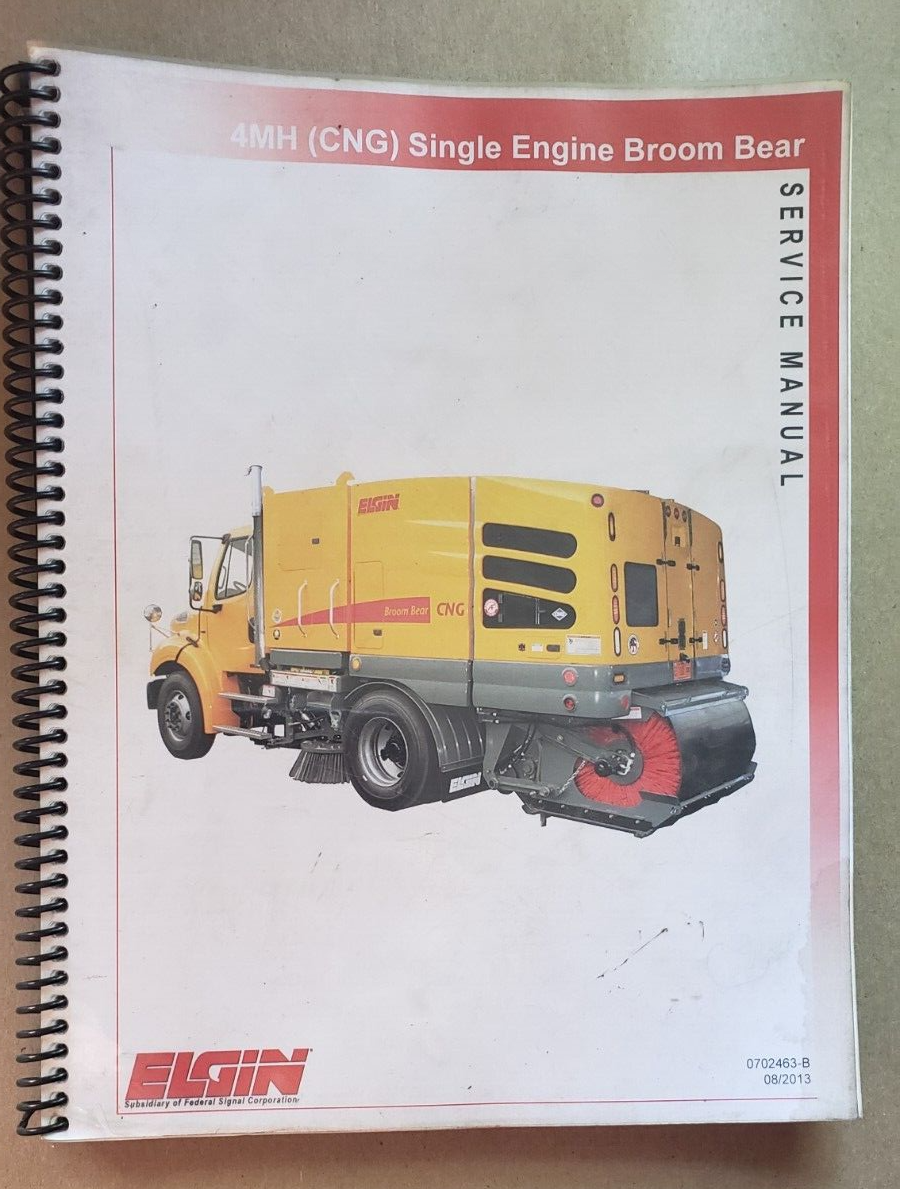 モーニング ELGIN 4MH (CNG) Single Engine Broom Bear Street Sweeper