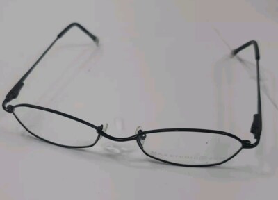 New Max Studio By Eye Q  MX115 Eyeglasses Fames Black Flex Wire Rim 49 18  135  