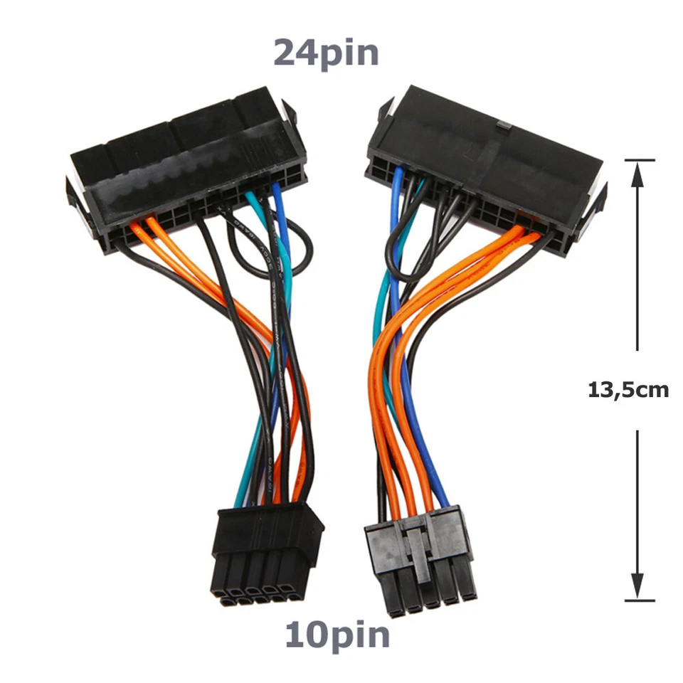 C36 24pin auf 10pin Stromkabel passend für Lenovo Medion ATX Netzteil Mainboard - Bild 4 von 4