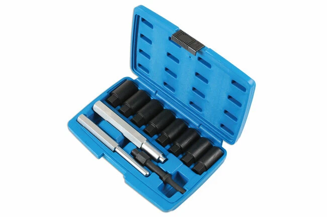 Laser 6972 Wheel Locking Nut Removal & Remover Tool 11 Piece 1/2''D Set - Image 4 of 4