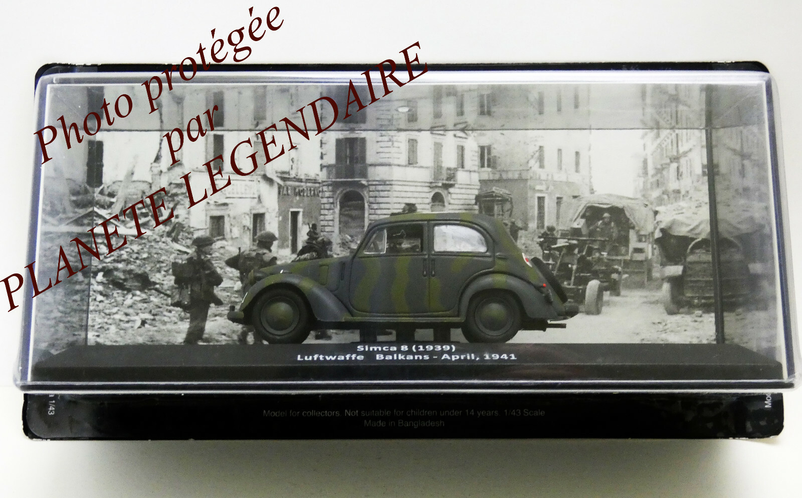 Simca 8 1939 Luftwaffe Altaya véhicule militaire miniature