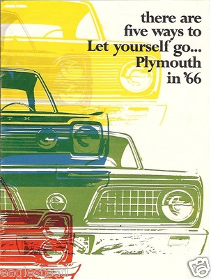 Auto Brochure - Plymouth - VIP Fury Belvedere Valiant Barracuda - 1966 (AB90)
