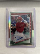 2025 Panini Donruss Optic Dante Nori Holo Prizm Auto - Phillies