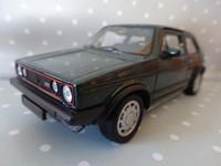 Vw Golf 1 Gti DunkelgrüN Modelauto Oldtimer Ca.12Cm *Neu* 1/34-39