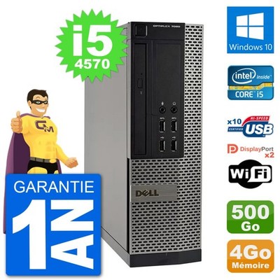 PC Dell OptiPlex 7020 SFF Intel I5-4570 RAM 4GB Festplatte 500GB Windows 10 Wifi