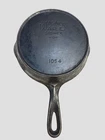VINTAGE WAGNER WARE CAST IRON SKILLET No. 4 1054 w/Heat Ring