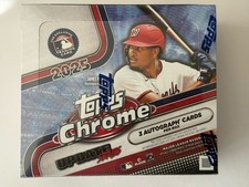 2025 Topps Chrome Update Baseball Jumbo Box Sealed 3 Autographs James Wood RC
