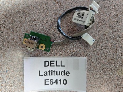 DELL LATITUDE E6410 FIREWIRE PORT BOARD W/ CABLE LAPTOP