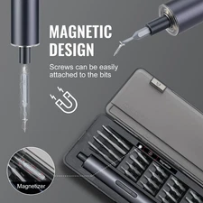 WORKPRO 20 in 1 Mini Electric Screwdriver High-Quality Precision Bits for Phone