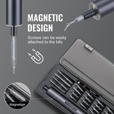 #ad #ad WORKPRO 20 in 1 Mini Electric Screwdriver High Quality Precision Bits for Phone $18.99