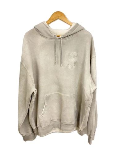 Supreme Felpa con Cappuccio Overdyed S Logo Felpa con Cappuccio XL Grigio Usata
