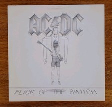 AC/DC Flick Of The Switch 1983 Original Vinyl LP Atlantic VG+/VG+ w/Inner TESTED