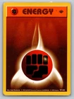 Pokemon Fighting Energy Common Base Set (Shadowless) 097/102 HP